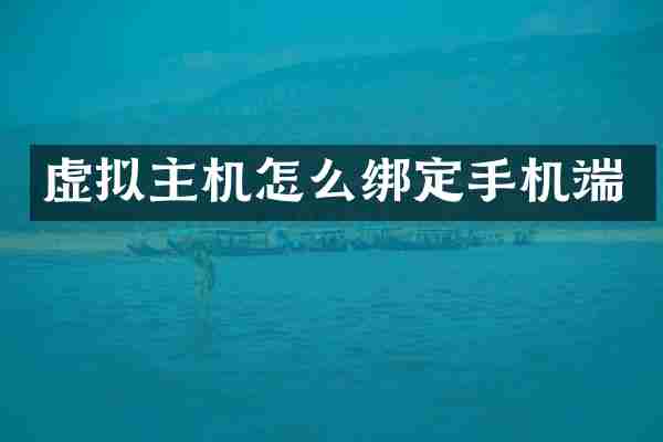 虚拟主机怎么绑定手机端