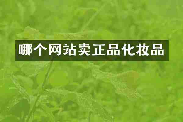 哪个网站卖正品化妆品