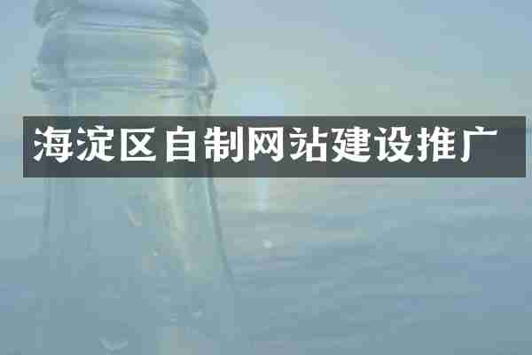 海淀区自制网站建设推广