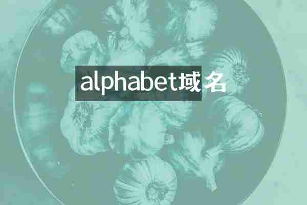 alphabet域名