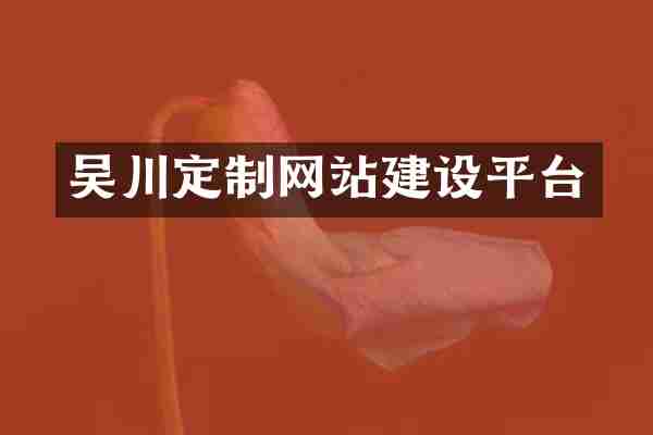 吴川定制网站建设平台