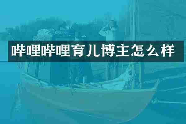 哔哩哔哩育儿博主怎么样