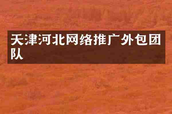 天津河北网络推广外包团队