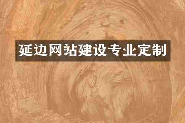 延边网站建设专业定制