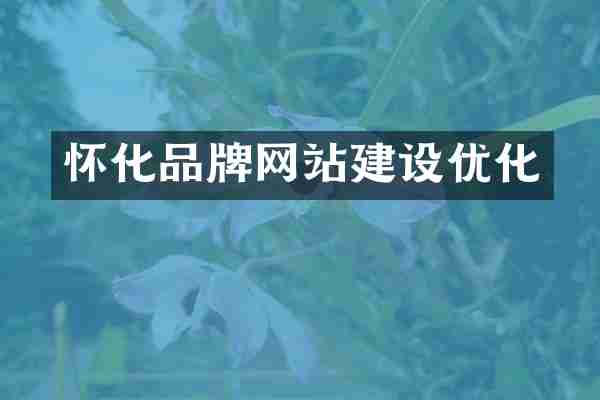 怀化品牌网站建设优化
