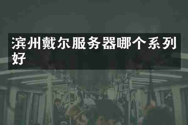 滨州戴尔服务器哪个系列好