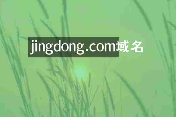 jingdong.com域名