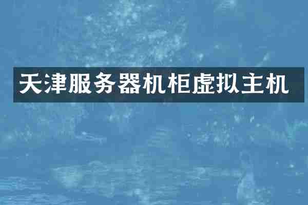 天津服务器机柜虚拟主机