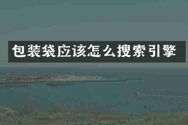 包装袋应该怎么搜索引擎