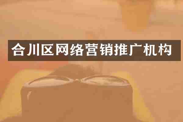 合川区网络营销推广机构