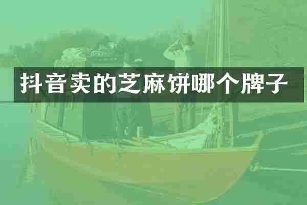 抖音卖的芝麻饼哪个牌子