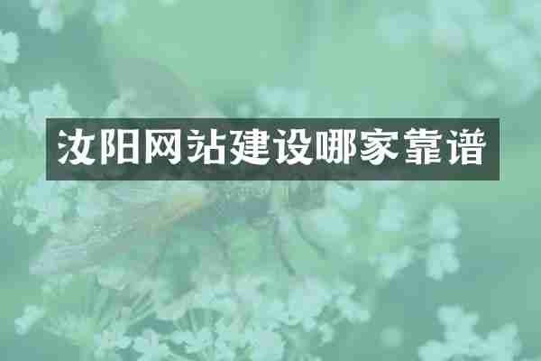 汝阳网站建设哪家靠谱