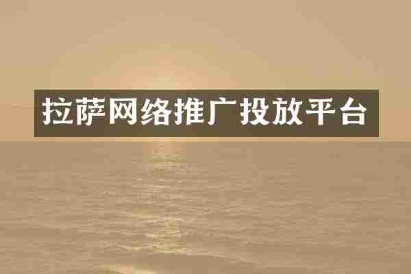 拉萨网络推广投放平台