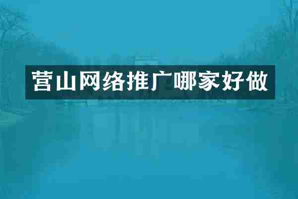 营山网络推广哪家好做