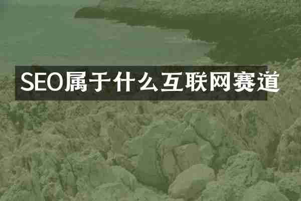 SEO属于什么互联网赛道