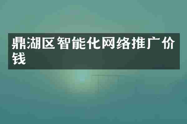 鼎湖区智能化网络推广价钱