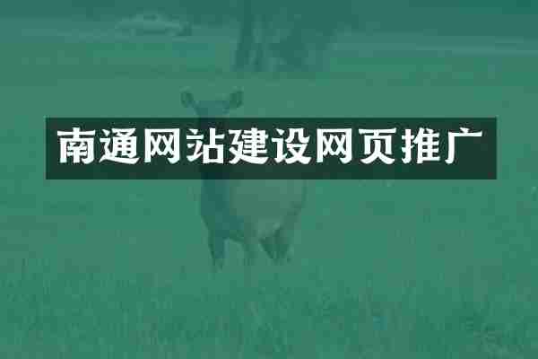 南通网站建设网页推广