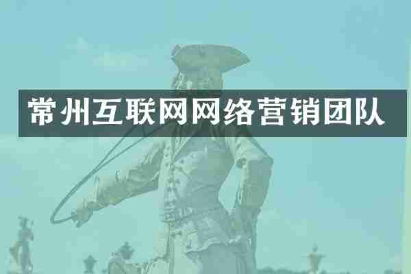 常州互联网网络营销团队