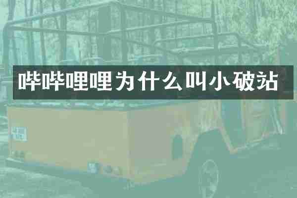 哔哔哩哩为什么叫小破站