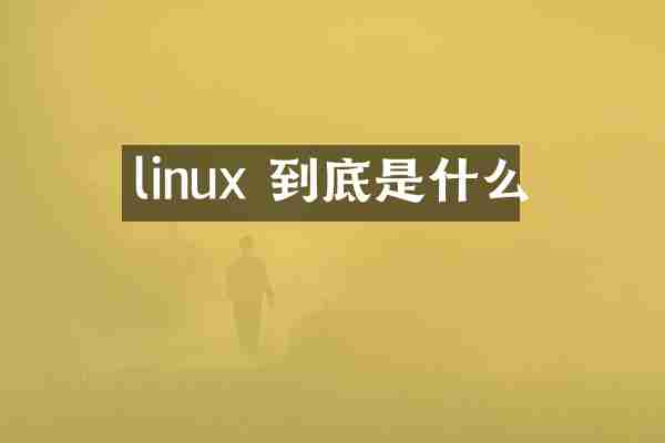 linux 到底是什么
