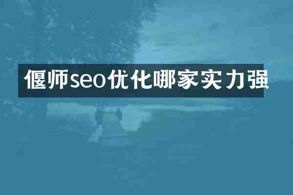 偃师seo优化哪家实力强