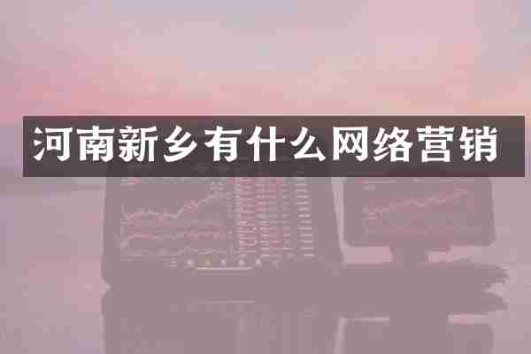河南新乡有什么网络营销