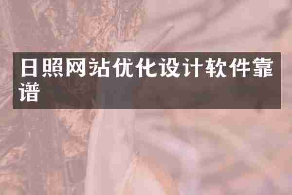日照网站优化设计软件靠谱