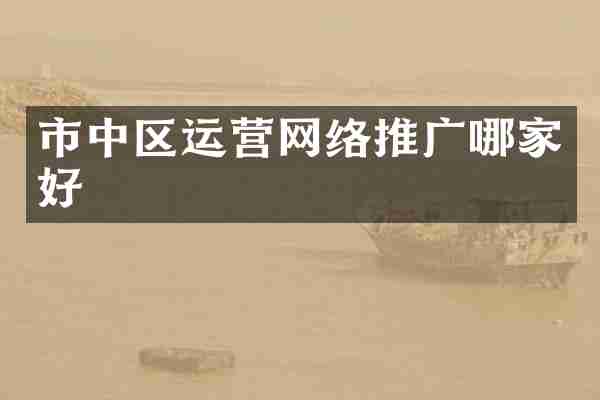 市中区运营网络推广哪家好