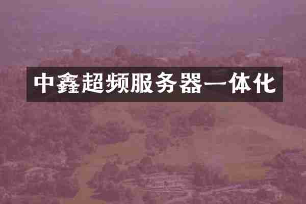 中鑫超频服务器一体化