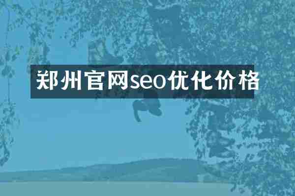 郑州官网seo优化价格