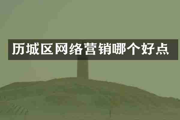 历城区网络营销哪个好点