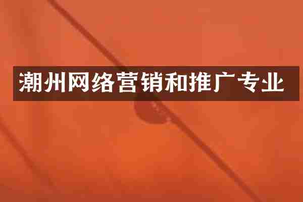 潮州网络营销和推广专业