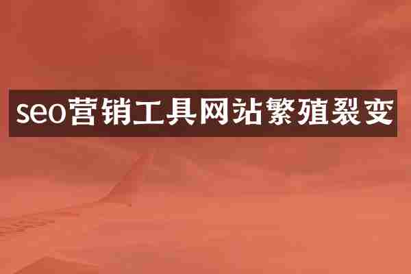 seo营销工具网站繁殖裂变