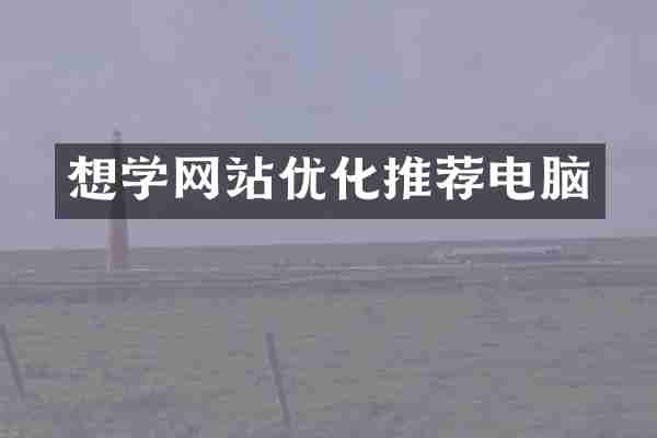 想学网站优化推荐电脑