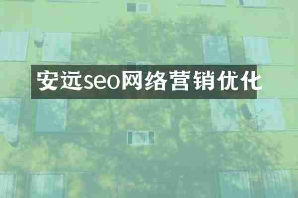 安远seo网络营销优化