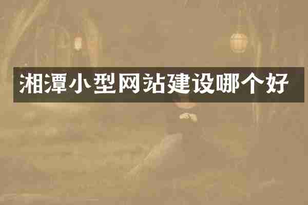 湘潭小型网站建设哪个好