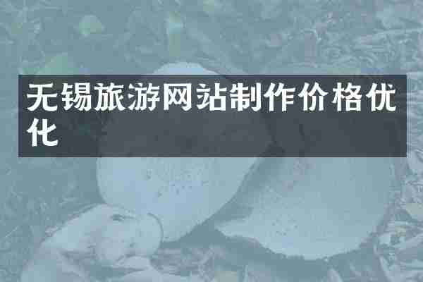 无锡旅游网站制作价格优化