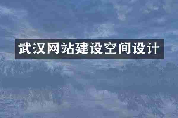 武汉网站建设空间设计