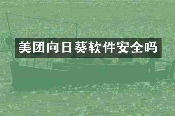美团向日葵软件安全吗