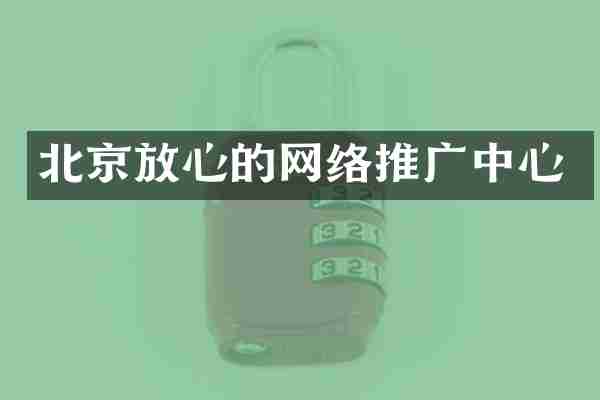 北京放心的网络推广中心