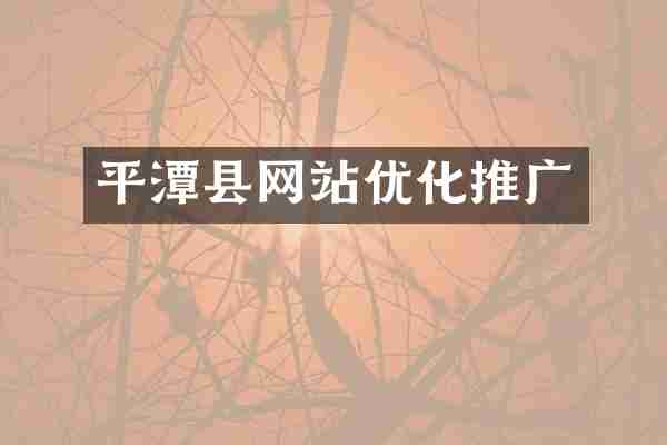 平潭县网站优化推广