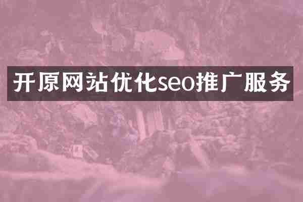 开原网站优化seo推广服务