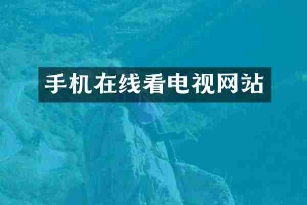 手机在线看电视网站