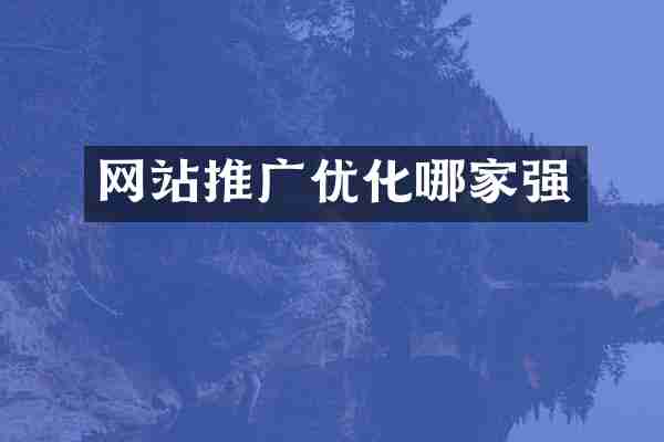 网站推广优化哪家强