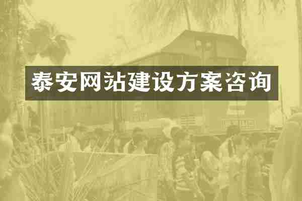 泰安网站建设方案咨询
