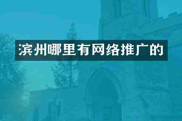 滨州哪里有网络推广的