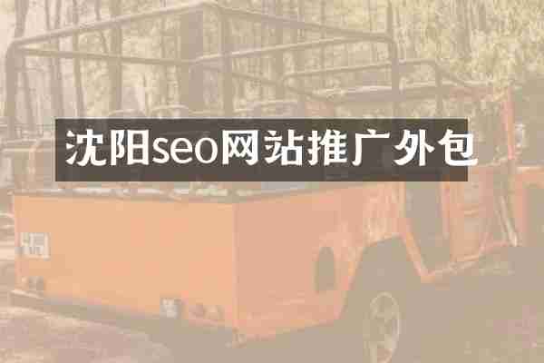 沈阳seo网站推广外包