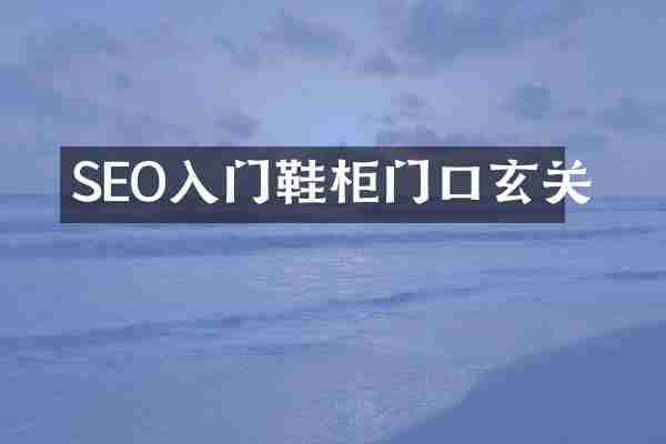 SEO入门鞋柜门口玄关