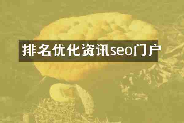 排名优化资讯seo门户