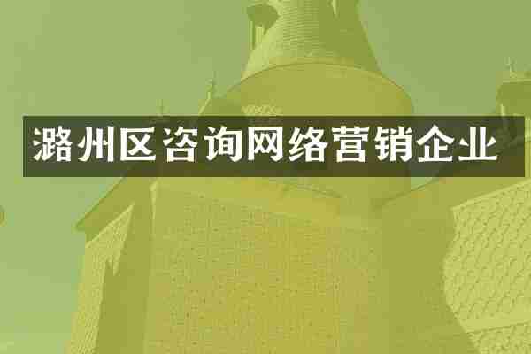 潞州区咨询网络营销企业